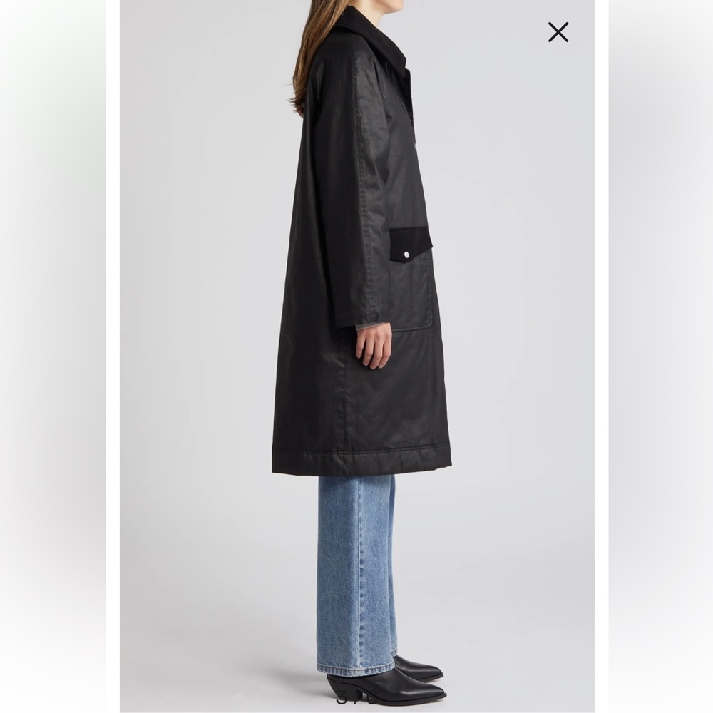 Bernardo Waxed Cotton Twill Coat XS Pit to Pit 22”, length 38” NWT - Picture 4 of 14